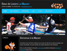 Tablet Screenshot of lamazure.com